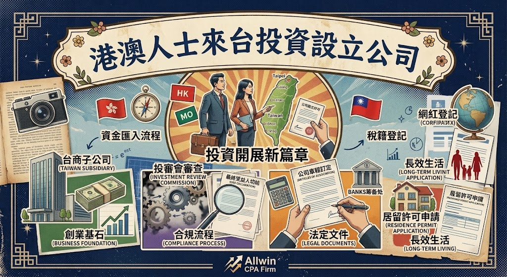 港澳人士來台設立公司
