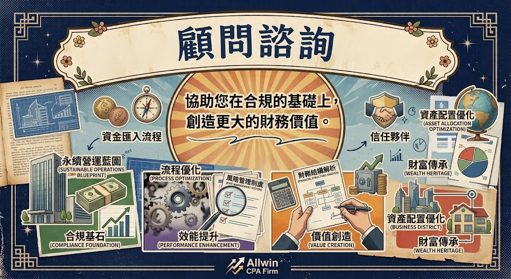 企業財稅顧問與稅務規劃服務｜
